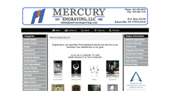 Desktop Screenshot of mercuryengraving.com