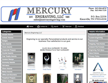 Tablet Screenshot of mercuryengraving.com